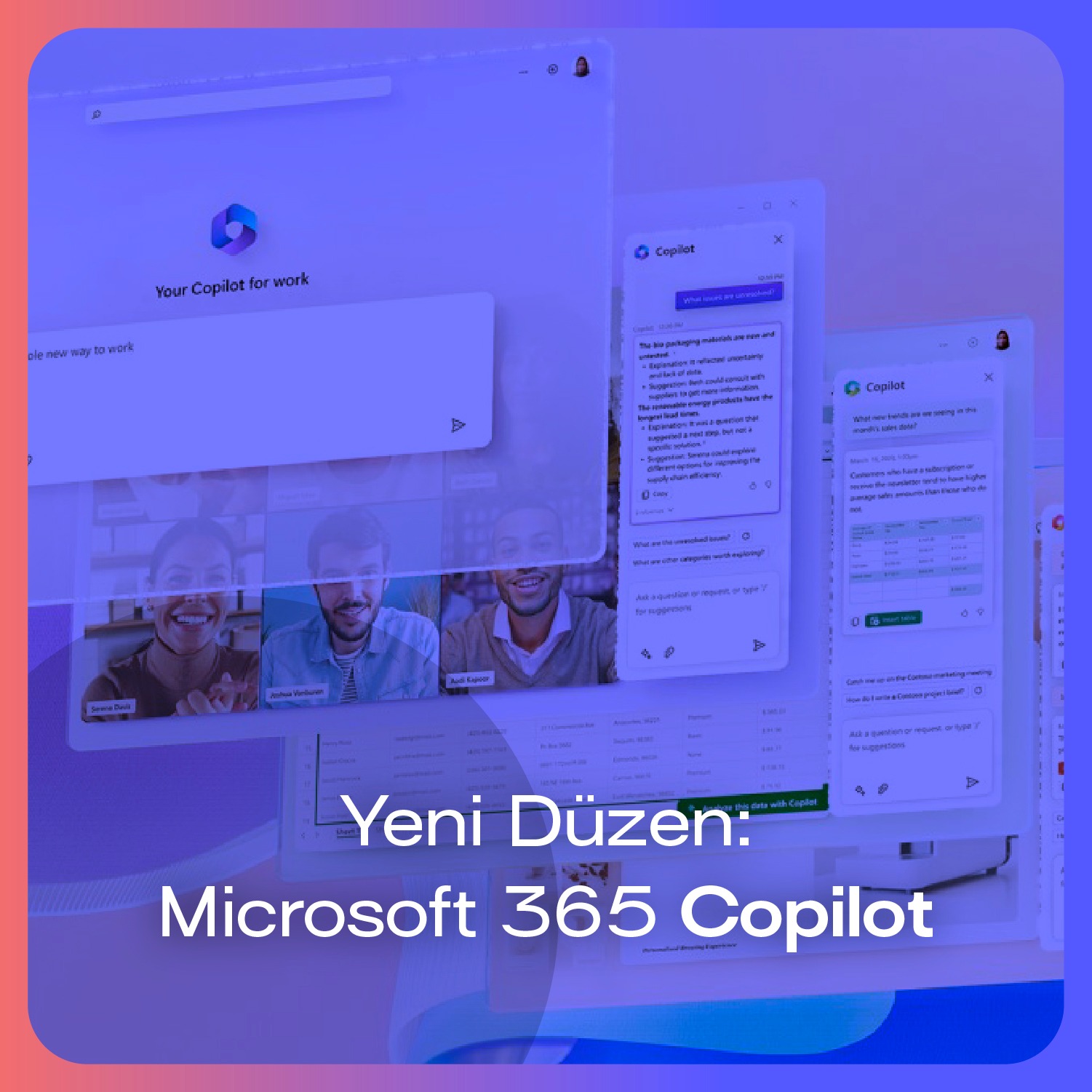 Yeni Düzen: Microsoft 365 Copilot